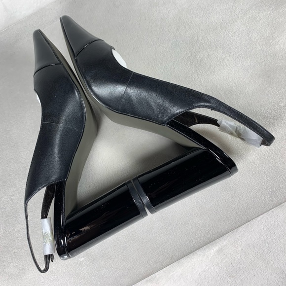 NIB David Tate Women’s Genesis Slingback Pointy Toe Heel in Black Sz 9M - Picture 9 of 11